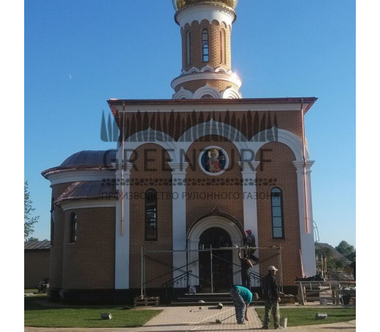 Озеленение храма св. Владимира - фото - 11